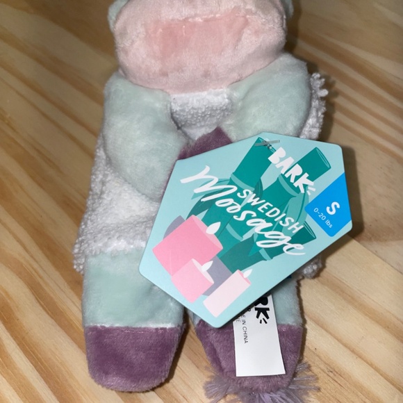 Bark Box Swedish Moosage Squeaker Dog Crinkle toy S‎ 0-20 LBS - Picture 3 of 4